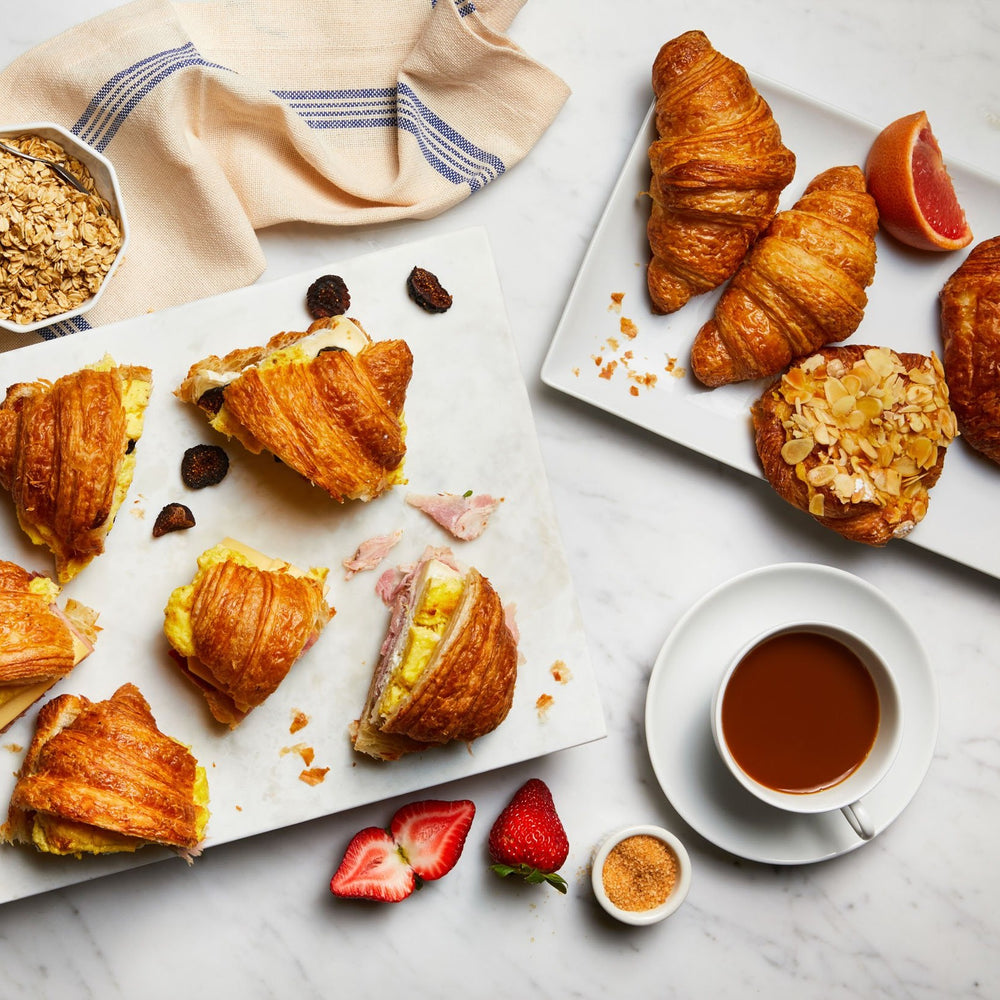 Le Continental Breakfast (Croissant Assortments, Orange Juice or Coffee) Serve 10