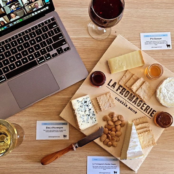 Cheese & Wine Virtual Class - 15ppl