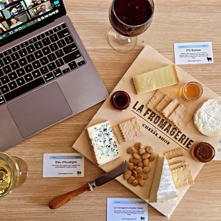Cheese & Wine Virtual Class - 10ppl