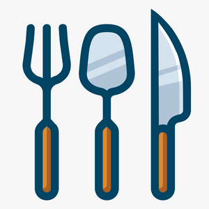 Set of utensils per person